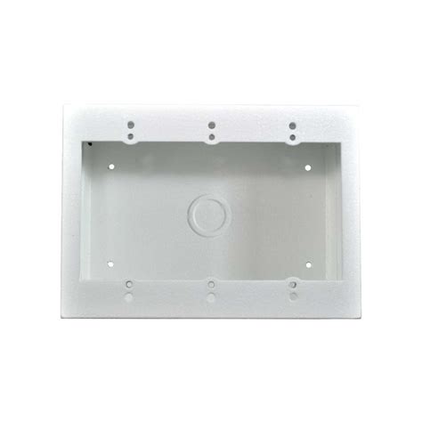 metal electrical box 3 gang plate|3 gang surface mount box.